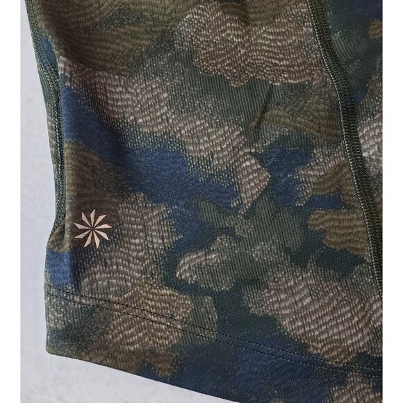 NWT ATHLETA Salutation Jacket Blue Green Camo Print Women's Size 1X - Picture 8 of 11